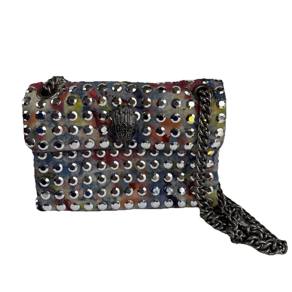 Kurt Geiger London Micro Kensington Rainbow Stud Bag Multicolor Eagle Head